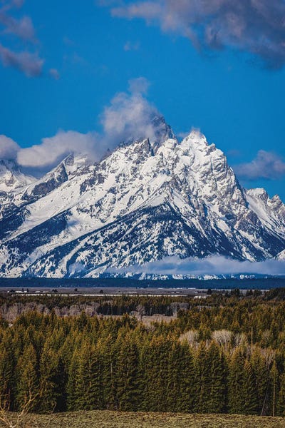 Layered Landscapes: Grand Teton Mountain Range III by Alex G Perez