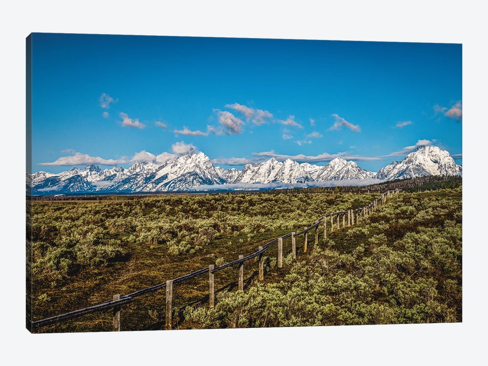 Grand Teton Mountain Range IV by Alex G Perez 1-piece Canvas Print