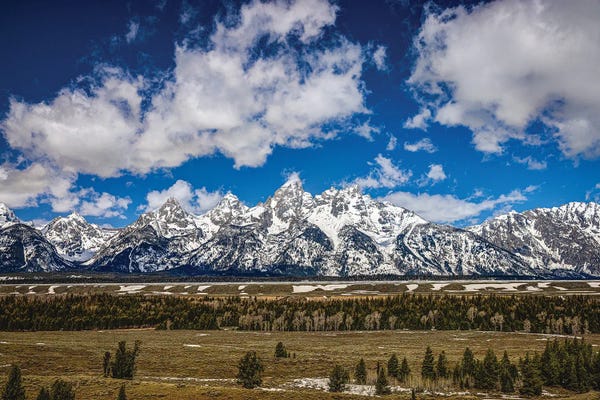 Teton Range: Grand Teton Mountain Range VIII by Alex G Perez