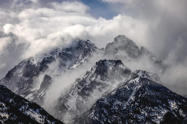 Teton Range: Grand Teton Mountains I by Alex G Perez