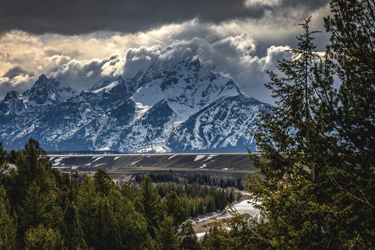 Grand Teton Mountains II by Alex G Perez wall art