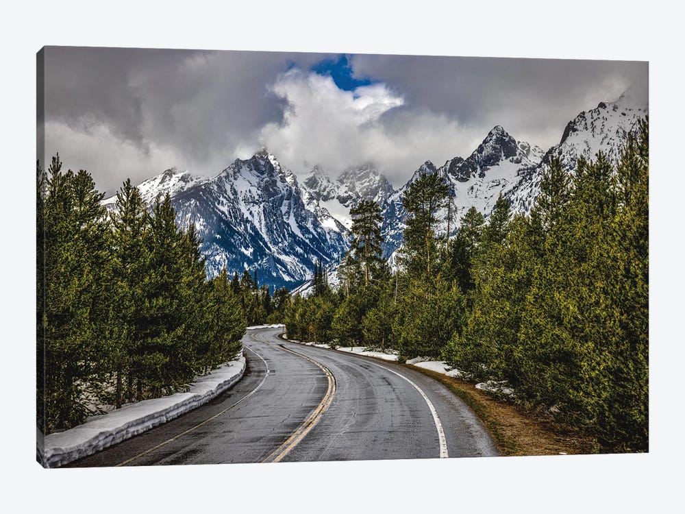 Grand Teton Scenic Road I by Alex G Perez 1-piece Canvas Print