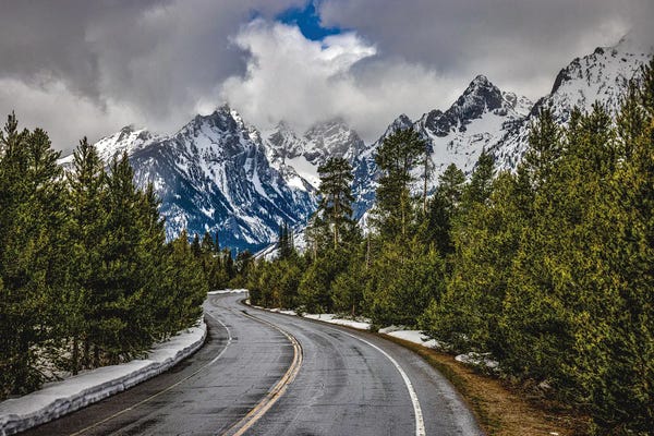 Grand Teton National Park: Grand Teton Scenic Road I by Alex G Perez