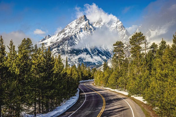 Grand Teton National Park: Grand Teton Scenic Road II by Alex G Perez