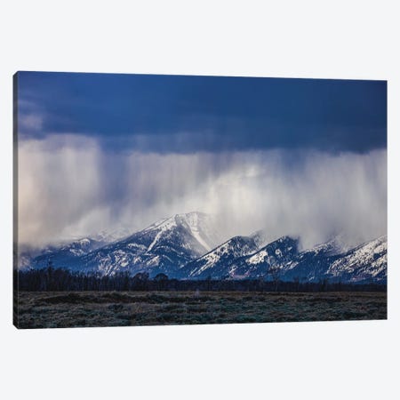 Grand Teton Storm Canvas Print #AGP582} by Alex G Perez Canvas Art