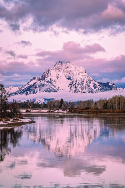 Grand Teton National Park: Grand Teton Sunrise Reflection by Alex G Perez