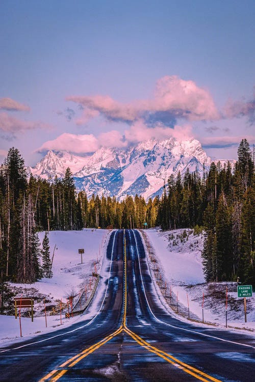 Grand Teton Sunrise Scenic Road by Alex G Perez wall art