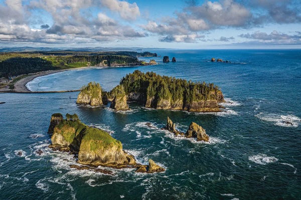 Rocky Beaches: Olympic National Park West Coast Beach II by Alex G Perez