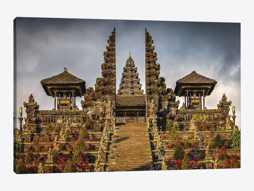 Bali Indonesia Great Temple I by Alex G Perez 1-piece Canvas Artwork