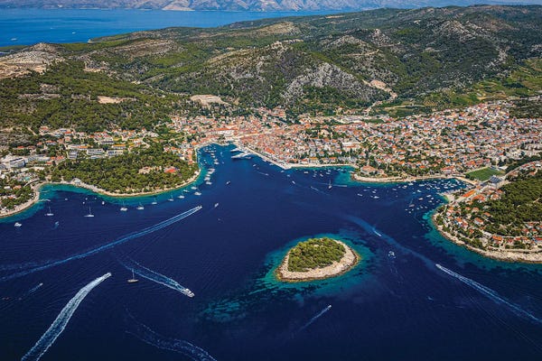 Islands: Croatia Port Of Hvar I by Alex G Perez