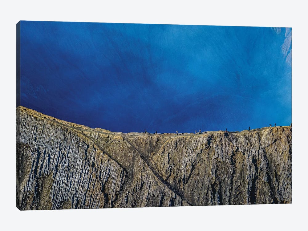 Indonesia Mt Bromo Volcano Hiking by Alex G Perez 1-piece Canvas Print