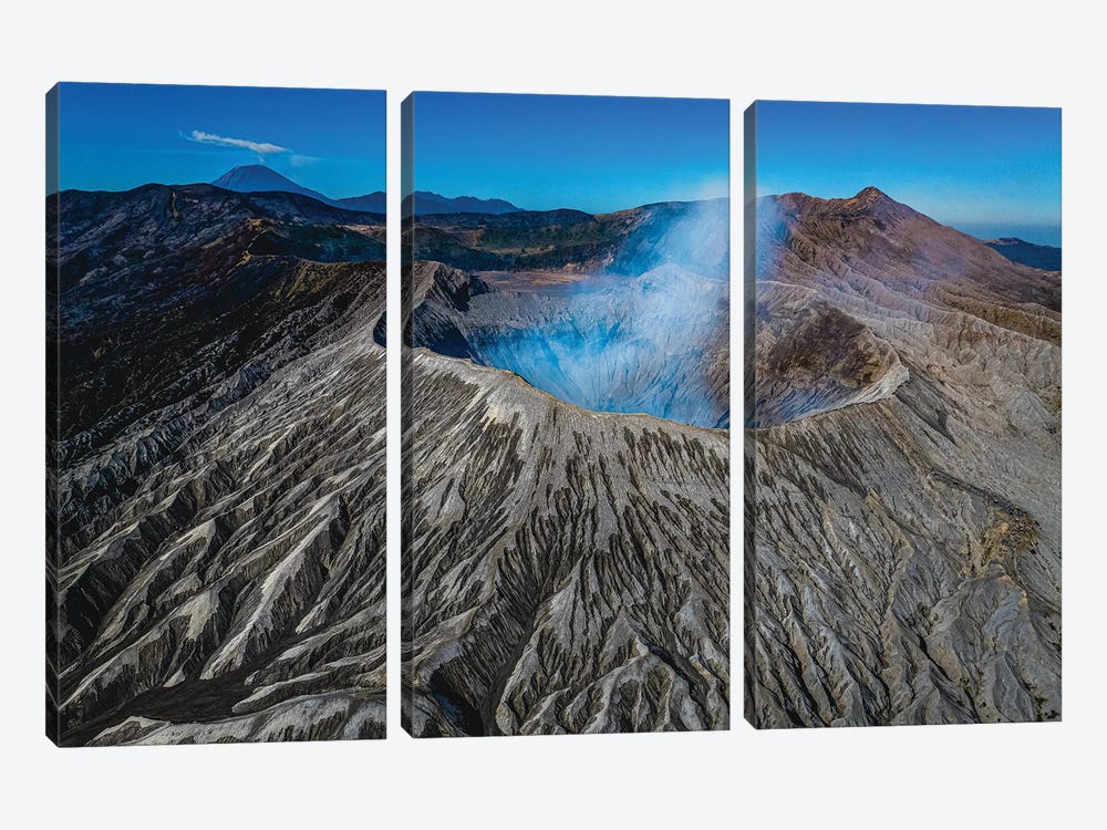 Indonesia Mt Bromo Volcano Sunrise I by Alex G Perez 3-piece Canvas Art