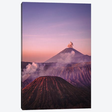 Indonesia Mt Bromo Volcano Sunrise IV Canvas Print #AGP648} by Alex G Perez Canvas Print