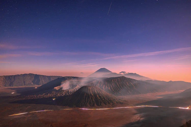 Indonesia Mt Bromo Volcano Sunrise V