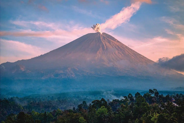 Indonesia Semeru Volcano