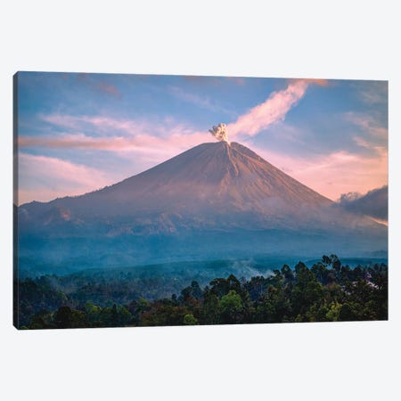 Indonesia Semeru Volcano Canvas Print #AGP657} by Alex G Perez Art Print