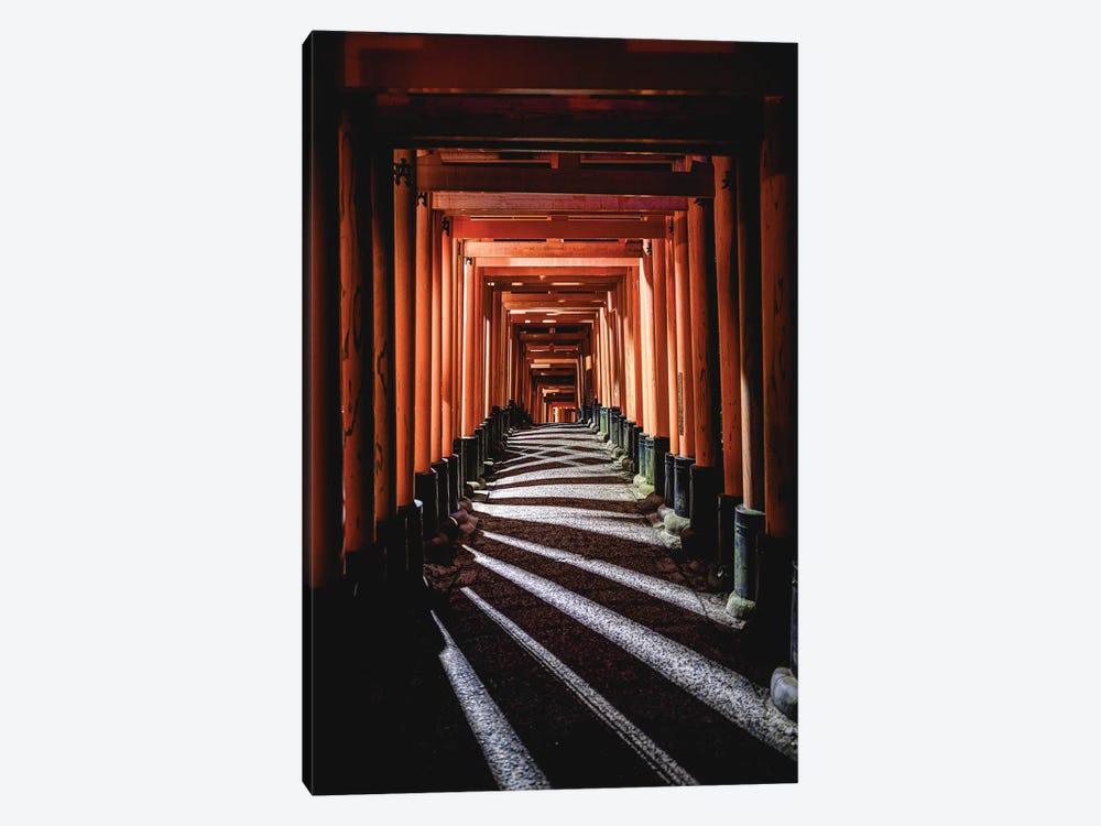 Japan Kyoto Fushimi Inari Taisha Thousand Gates I by Alex G Perez 1-piece Canvas Print