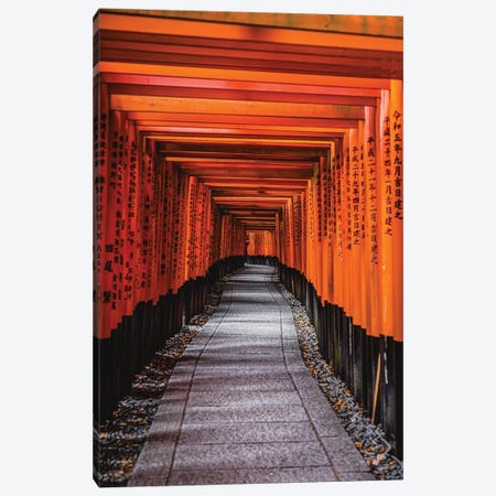 Japan Kyoto Fushimi Inari Taisha Thousand Gates II Canvas Print #AGP660} by Alex G Perez Canvas Art Print