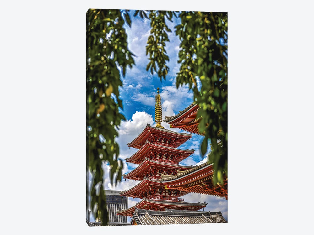 Japan Tokyo Senso-Ji Temple by Alex G Perez 1-piece Canvas Artwork