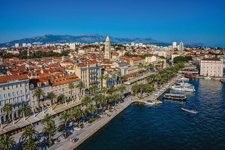 Split Croatia Harbor Old City II