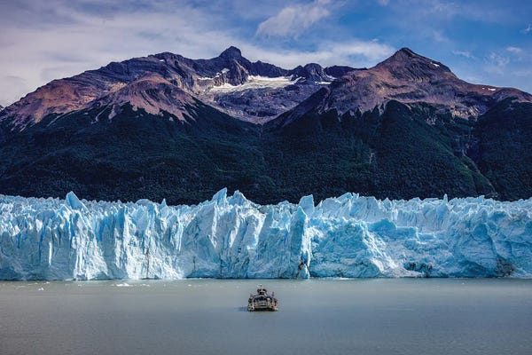 Layered Landscapes: Perito Moreno Glacier Ice Sheet by Alex G Perez