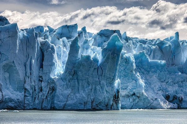 Glaciers & Icebergs: Perito Moreno Glacier Ice Wall by Alex G Perez