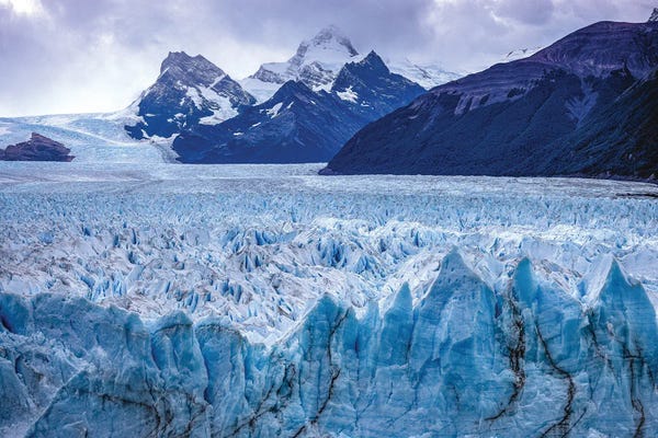 Glaciers & Icebergs: Perito Moreno Glacier Ice Shelf by Alex G Perez