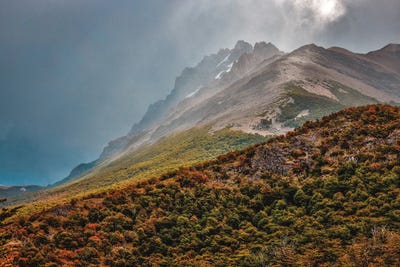 El Chaltén Fall Hill Side by Alex G Perez canvas print
