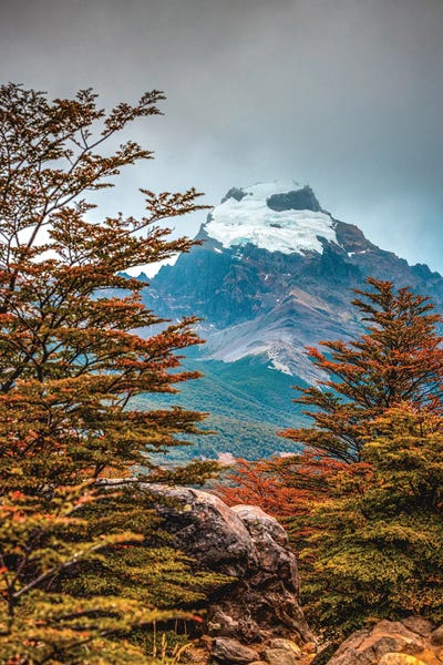 El Chaltén Mountain Galicia In Fall by Alex G Perez canvas print