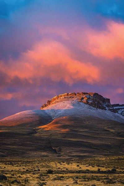 Patagonia: Patagonia Sunrise Mountain View by Alex G Perez
