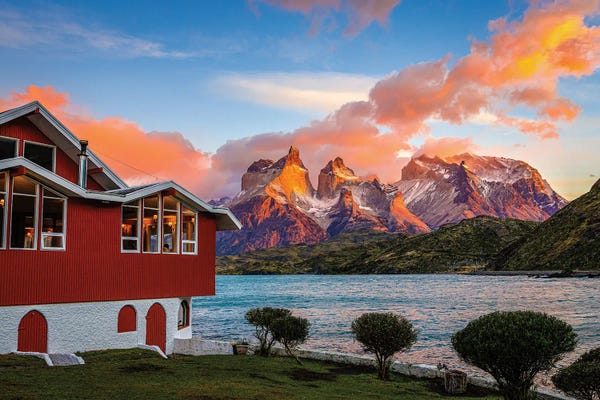 Patagonia: Patagonia Sunrise Mountain Lodge View by Alex G Perez