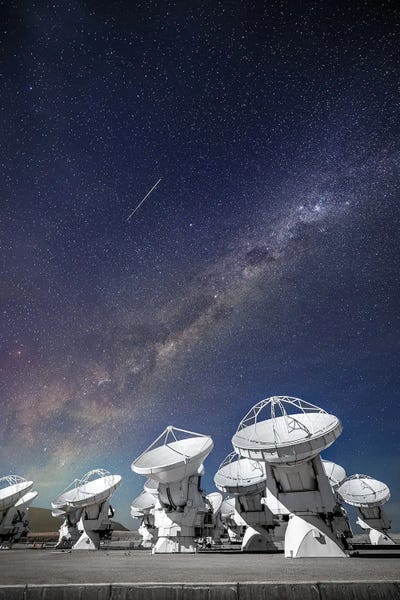Alex G Perez: ALMA Radio Telescope Milky Way by Alex G Perez