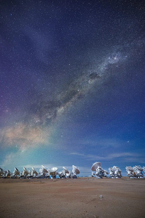 ALMA Radio Telescope Milky Way Distant