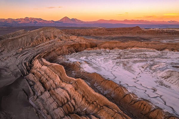 Alex G Perez: Atacama Desert Moon Valley Salt Flat by Alex G Perez