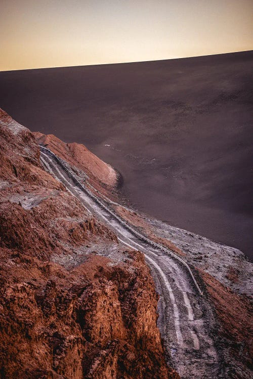 Atacama Desert Salt Flat Road