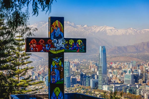 Santiago: Santiago Cross Skyline by Alex G Perez