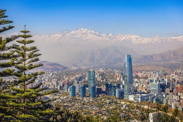 Santiago: Santiago Daytime Skyline by Alex G Perez