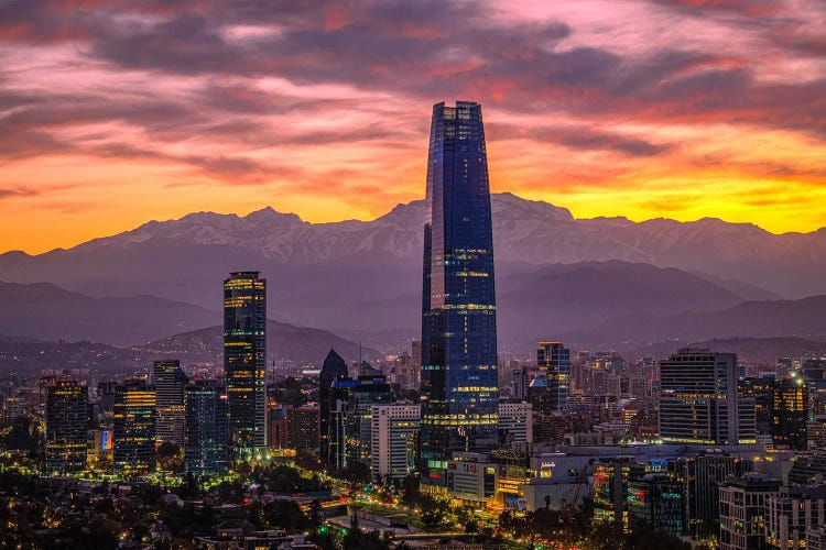 Santiago Sunrise Skyline II