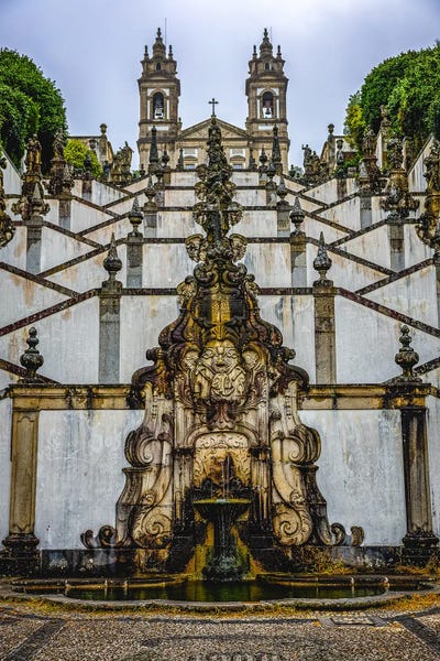 Alex G Perez: Bom Jesus do Monte Fountain by Alex G Perez