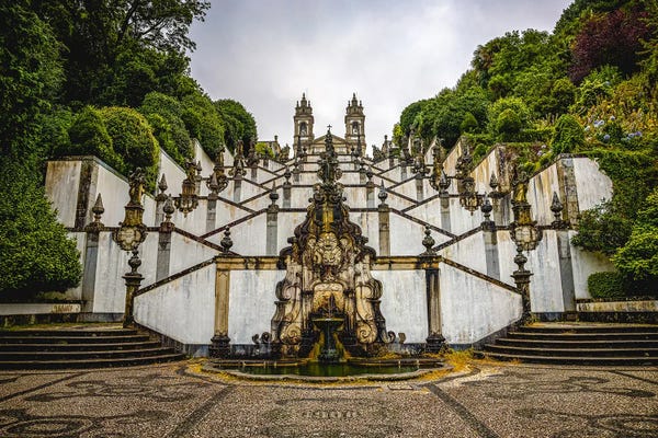 Portugal: Bom Jesus do Monte Stairs II by Alex G Perez