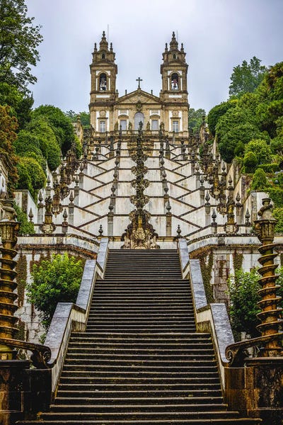 Portugal: Bom Jesus do Monte Stairs III by Alex G Perez