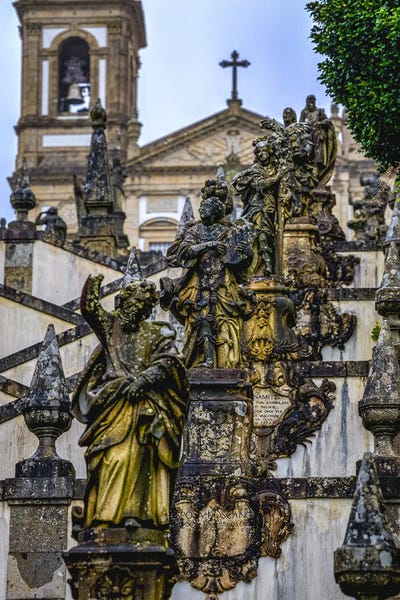 Portugal: Bom Jesus do Monte Statues by Alex G Perez