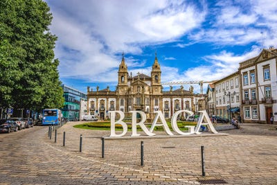 Braga City Center II by Alex G Perez canvas print
