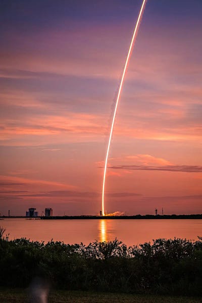Alex G Perez: Sunrise Rocket Launch by Alex G Perez