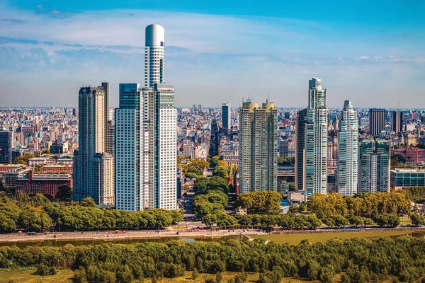 Argentina Buenos Aires Skyview Downtown