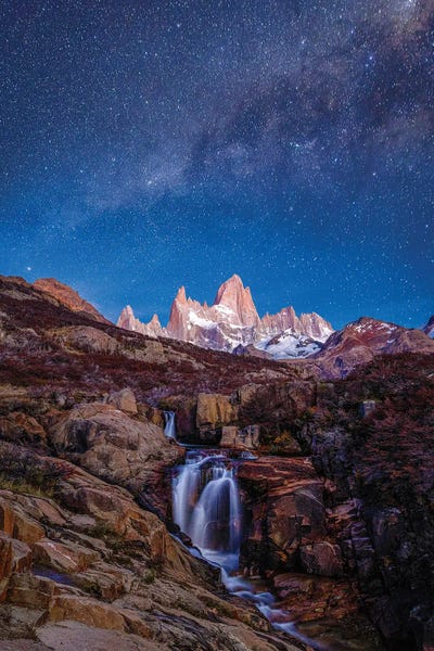 Argentina: El Chalten Fitz Roy Starry Sky by Alex G Perez