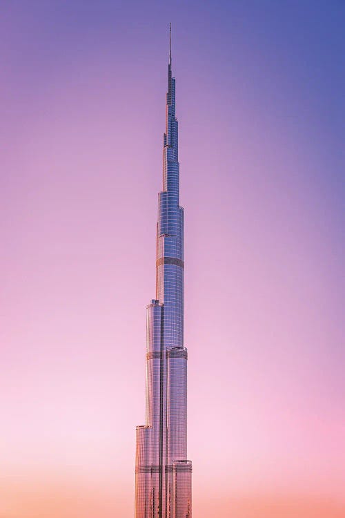 Dubai Burj Khalifa Sunset