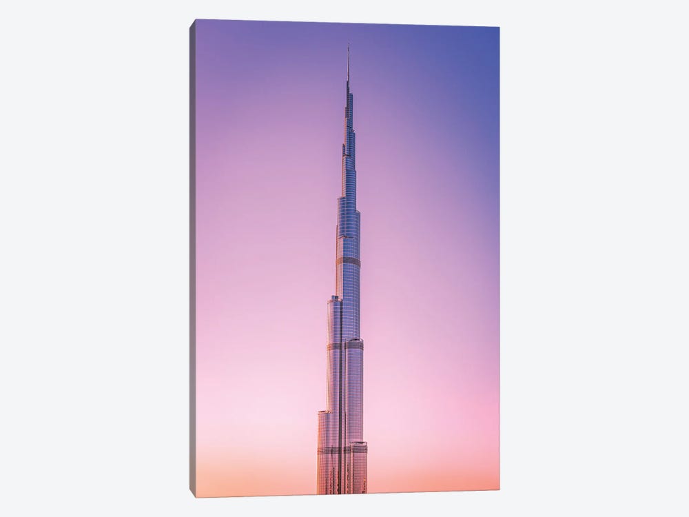 Dubai Burj Khalifa Sunset by Alex G Perez 1-piece Canvas Artwork
