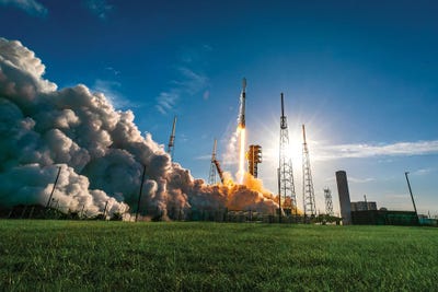 SpaceX Falcon 9 Wide Liftoff by Alex G Perez canvas print