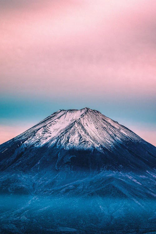Alex G Perez: Japan Autumn Mt Fuji Sunrise Top by Alex G Perez